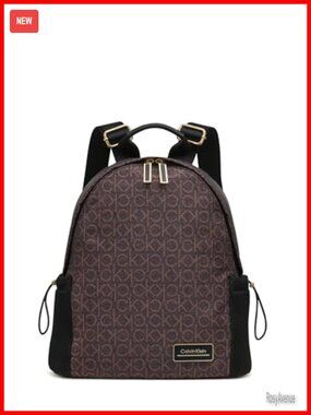 Calvin Klein Organizational Nylon Backpack with Multiple Pockets